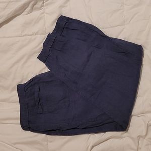 Halston 100% Linen Joggers size L